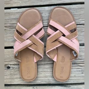 TOMS Suede Slides